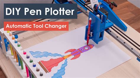 pen plotter with tool changer